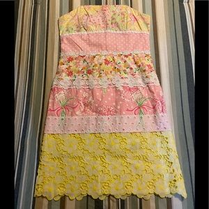 Lilly Pulitzer strapless dress